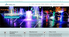 Desktop Screenshot of falc.cl
