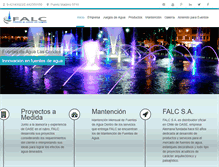 Tablet Screenshot of falc.cl